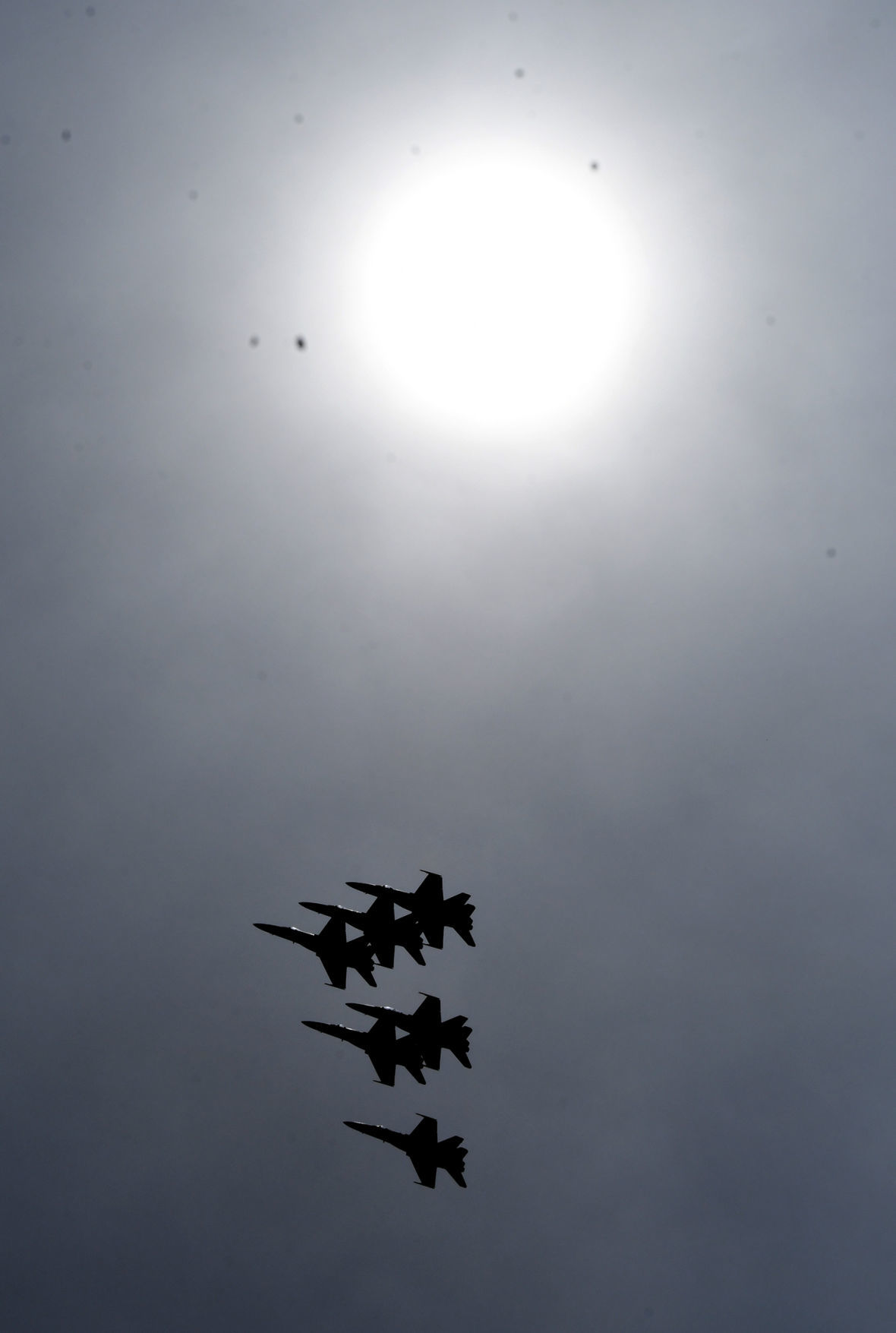 Practice day for the Quad City Air Show